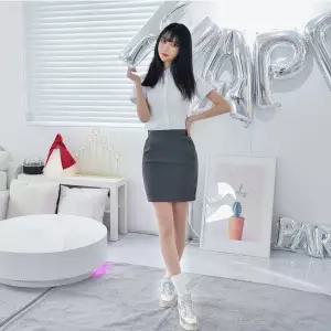 교복몰 하복 치마 진그레이 스커트 학생 여름
