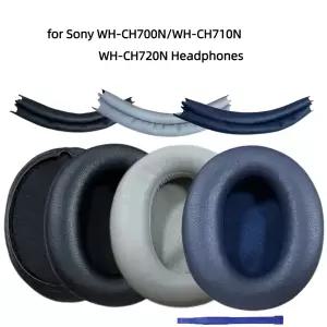 호환  WH-CH700N WH-CH710N WH-CH720N 헤드폰용 교체용 이어패드 이어 쿠션 이어 패드 메모리 폼