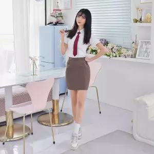 교복몰 하복 치마 코코아 스커트 학생 여름