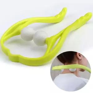 건강용품 셀프 핸드형 골프공 목 안마기 안마봉 마사