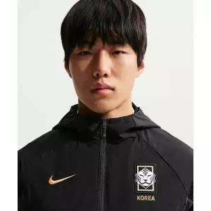 브랜드정품 나이키 NIKE 대한민국 AWF 축구 우븐 자켓 재킷 M - 블랙:다크 스모크 그레이:클럽 골드 IH0789