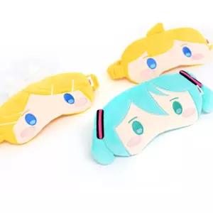 (정품) 위드썸띵 수면안대 하츠네미쿠 린 렌마스크 눈건조할때 일본 암막 아이워머 관리 의피로 굿즈 패치