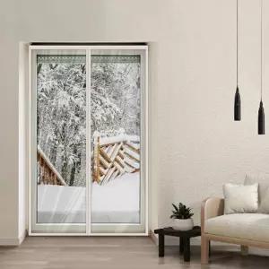 거실방풍커튼 스몰 가림막 흰색 화이트 소용품 두꺼운필름구조 우풍차단 바람 현관 외풍방지