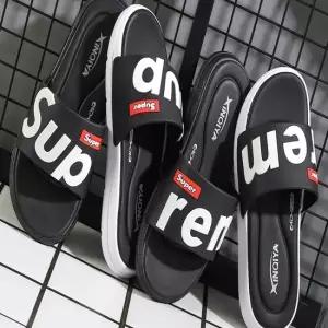 남녀공용 영문 커플 슬리퍼 데일리 쿠션슬리퍼 3컬러 남녀신발 공용샌달 공용쪼리