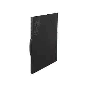 문화산업 PP 클리어 파일 20매 A2 흑색 F420-9문서화일 서류 바인더 사무용