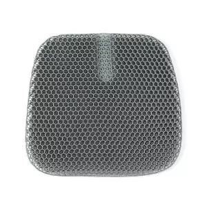 7day 벌집 쿨방석(U형) (그레이) 시트 메쉬 통풍 방석 시원한 계란 젤리 젤시트 여름 의자 운전 젤방석