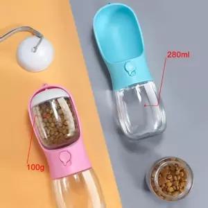 휴대용 반려동물 물병 300ml 외출용 식기 산책용 그릇애견 강아지 다용도 용품 강아지물 급수기 용식기 야