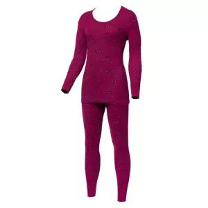 TRY 여성 뷰티보온날염 삼중직 내복 내의 상하세트엄마 홈웨어 발열내의 여자 선물 겨울선물