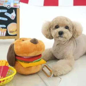 패리스독 피너츠햄버거스낵플레잉토이반려동물토이 먹이훈련 멍멍이 놀이 노즈워크장난감 장난감