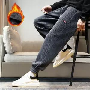 남성 코듀로이 기모 밴딩 팬츠 ELC-9009 밴팬츠 조거 방한바지 겨울 골덴