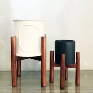 원주목형 원목 화분 받침대 (A3호) 내경250mm 우드스텐스탠드 인테리어 원예용품 소품 홈가닝 나무