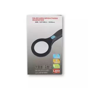 IS 10 LED 5x25돋보기 (6907B)LED 확대경 부모님 손잡이 작은 포켓용 휴대용？訓릴？