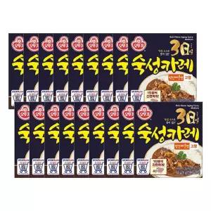 3일숙성카레 고형 약간매운맛 100G 18개 간편 있는 요리 간편조리식품 간편식 즉석 캠핑 자취 약간매운