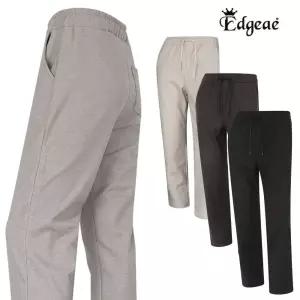 엣지애 남성 밴드조절 세미 와이드바지 MCPW3NS8102남자 밴딩 팬츠 끈바지 캐주얼 데일리 민무늬 딩통