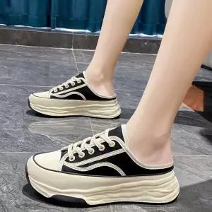 베이직 디자인 통굽 스니커즈 뮬 블로퍼 슬리슬립온 가죽로 운동화 스웨이드 로퍼 스틸레토 캔버스 화로 키