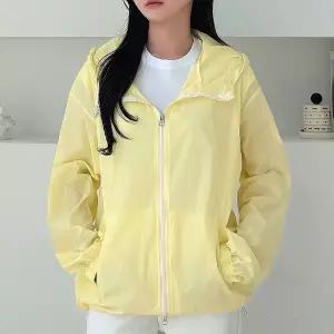 남녀공용 얇은 바람막이 후드 집업자켓 경량점퍼 캐주얼자 간절기아우터 여름 데일리후디 루즈핏 가벼운 캠