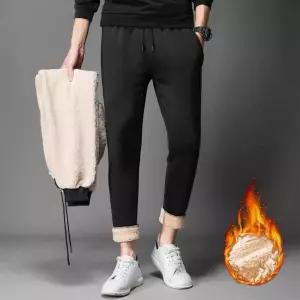 남성 부드러운 기모 소재 따뜻한 데일리 조거 바지레깅스 트레이닝팬츠 남자 겨울체육복 수면 츄리닝 여자