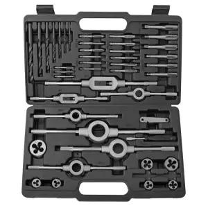 나사산가공 탭다이스 공구세트 인치탭 파이프탭 수동 볼트탭공구 작업 정밀 합금강