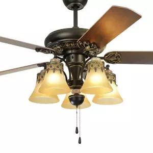 엔틱 실링팬 클래식 인테리어 앤틱 유럽풍 조명 3등 씰링팬