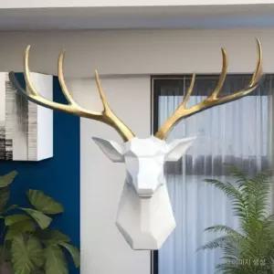 사슴머리 벽장식 북유럽 벽걸이 소품 인테리어