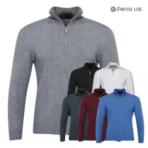 페라어스 남성 솔리드 풀집업 니트 골프점퍼 COF3SL7065후리스재킷 플리스 플자켓 남자 자켓 리스 폴라폴