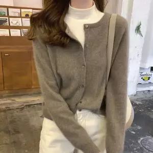 5컬러 폭신폭신 베이직 여성가디건 출근룩 니트가디건 여자 깔끔한 간절기 캐주얼 편한