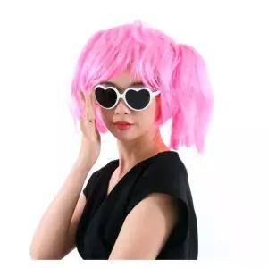 (PW) 파티가발 큐티양갈래가(핑크)패션 공연가 장기자랑가 코스프레가 용가 머리가 통가