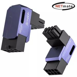 (Netmate) 그래픽카드 8핀 연장어댑터 정방향(퍼플 2개입) 젠더 8젠더