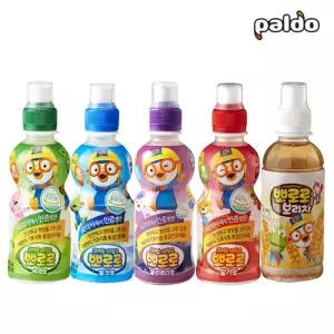 뽀로로 235ml x 24개 딸기 밀크 블루베리 사과 보리차과즙음료 과일맛 어린이단체 키즈수 음료수 아기