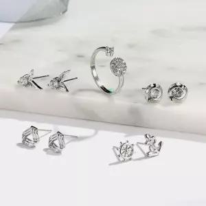 블링포유 귀걸이 4종 + 반지 세트 쥬얼리 선물세트 iVB8+8bVH