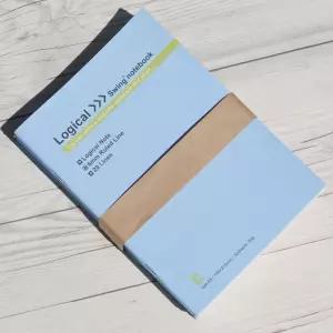 나카바야시 A5 32매 10권 중철 논리노트 로지컬 A503B라인공책 고급 학생 업무용 수입 대학생 수입줄 일제