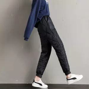 여자 패딩 바지 골프 여성 조거 팬츠 밴딩 겨울