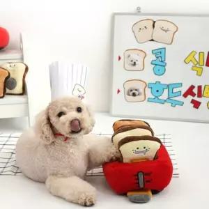 패리스독 25번 흥미진진 토스터기 토이 1팩 단위 1EA간식장난감 삑삑이 노즈워크 훈련 바스락