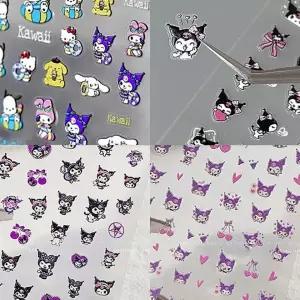 네일 꾸미기 캐릭터 5D 엠보 네일스티커 컬렉션