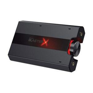 크리에이티브 사운드 BlasterX G5 7.1 헤드폰 서라운드 HD 오디오 외장 사운드 카드(Windows PC / Mac / PS4 / 기타 콘솔용 헤드폰 앰프 포함)