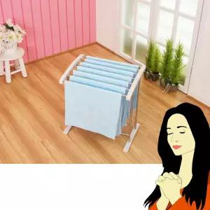 숙박업소 펜션 게하용 실내 1단 빨래건조대수건 세탁 튼튼한 원룸 자취용 자취방 미니 간이 걸이