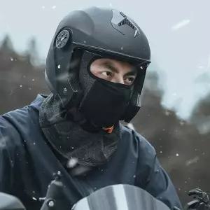 겨울용 방한 넥워머 후드 마스크 오토바이 자전거 고신축 스판덱스