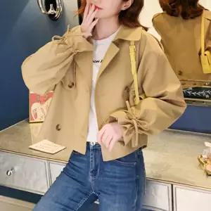 숏 트렌치코트 짧은 재킷 자켓 키작녀 가을 기장 작녀 겨울 크랍