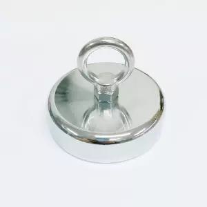 초강력 자석홀더 고리자석 지름70mm X 두께20mm M8 아이볼트 304 포함