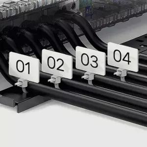 메모 라벨 케이블 타이 1000p세트(110mm) (화이트)전선 정리도구 마크