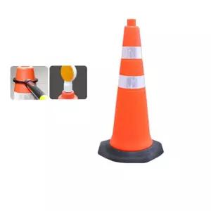 도로 주차콘 라바 공사 안전 꼬깔 표지판 칼라사각콘 러버 고무 슈퍼 헤비