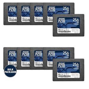 패트리어트 메모리 P210 SATA 3 256GB SSD 2.5인치 내장 솔리드 스테이트 드라이브 벌크 패키지 10팩 - P210S256G2510B