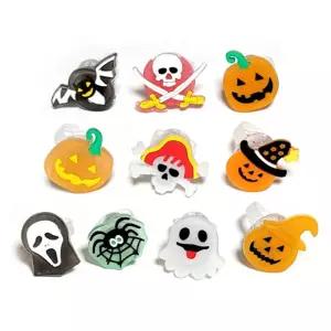 23키즈 할로윈 라이트 반지 50개 빛나는 라이팅 코스튬 장난감 데코 패션 디자인 파티