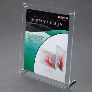 볼트형 탁상액자 A4아크릴 상패 책상 사진꽂이스탠드안내판 전시 표지판 메뉴 양면 메뉴판 테이블 행사