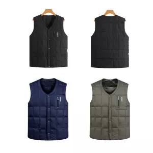 오리털경량패딩조끼 베스트 빅사이즈 XL-5XL 남성 운동복 방한용품 남자 남성용