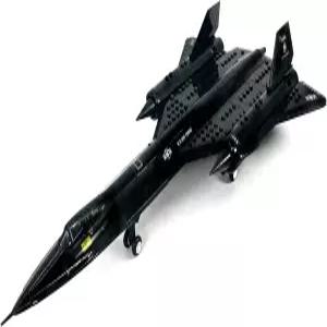 제너럴 짐의 SR-71 블랙버드 빌딩 세트 - 항공 애호가를 위한 183피스 밀리터리 모델 17.2인치 디스플레이