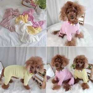 퐁퐁 레이스 올인원-강아지옷 강아지 애견의류 커플룩 봄옷 여름 티셔츠 패션