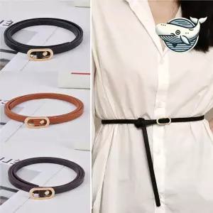 여성용 슬림벨트 스타일리시 벨트 원피스 셔츠 벨트 nLH7+2YUn