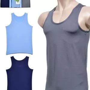 남성 인견 런닝 3매입남자 민소매 쿨런닝 용런닝 셔츠