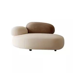 조약돌쇼파 곡선 편한 아이보리 스타일 라운지소파